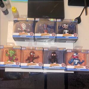 Marvel Spiderman Cast Metalfigs Bundle NEW